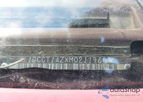 1991 Chevrolet S Truck S10 из США, поврежденный, VIN 1GCCT14ZXM0211960